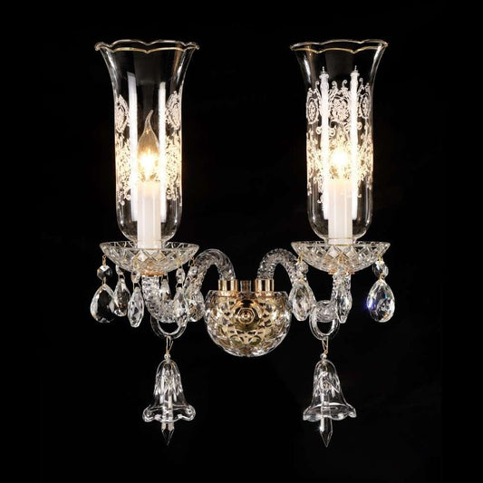 AICO by Michael Amini - Winter Palace - 2 Light Wall Sconce - LT-WL003-2CLR veiw 1