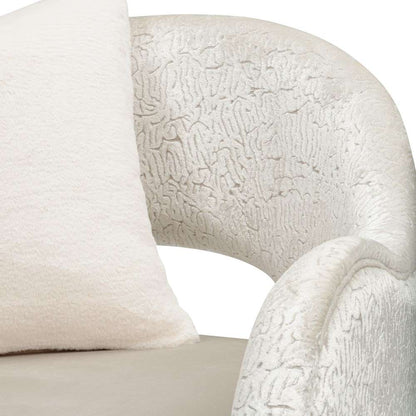 AICO by Michael Amini - Yvette Velvet Accent Chair - Porcini/Champagne - LRU-YVTE834-PCI-136 veiw 4