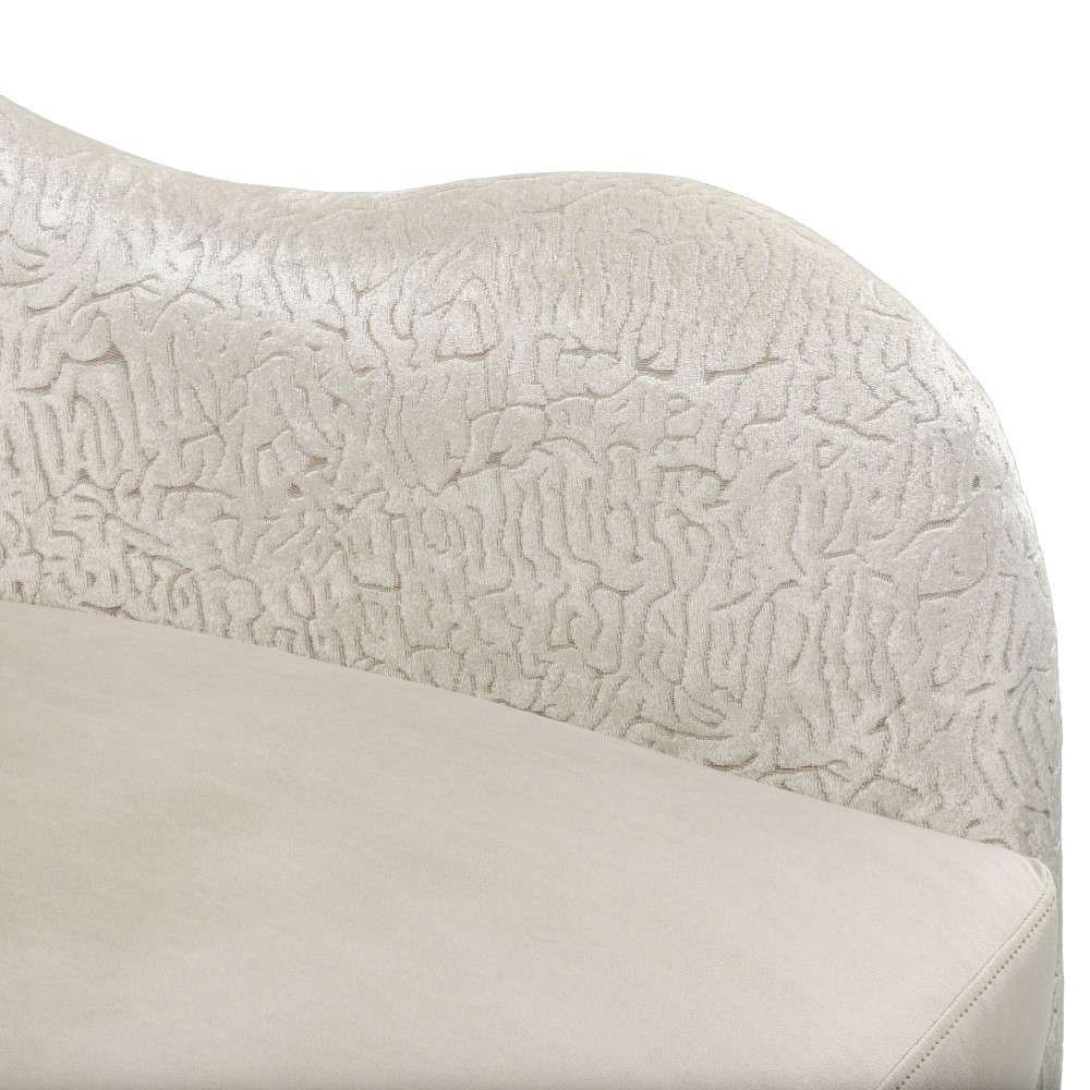 AICO by Michael Amini - Yvette Velvet Accent Chair - Porcini/Champagne - LRU-YVTE834-PCI-136 veiw 5