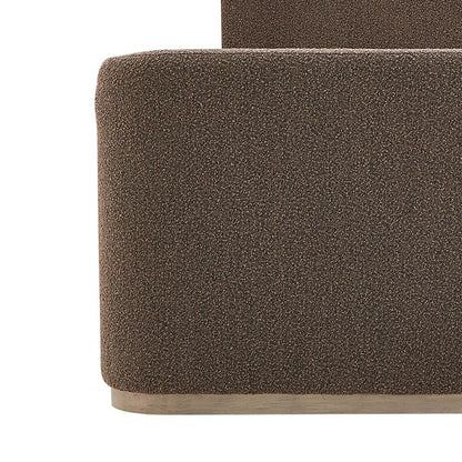 Alder & Tweed - Avery Polyester Blend with Solid Wood and Brushed Smoke Finish River Stone Grey King Bed - AT40100K-RRS veiw 3
