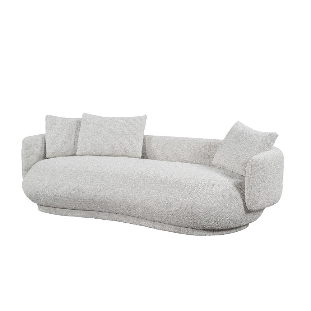 Alder & Tweed - Bond Upholstered Oyster Beige Fabirc Contempry design 101in Sofa - AT10211-ORB veiw 1