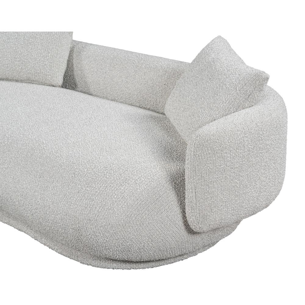 Alder & Tweed - Bond Upholstered Oyster Beige Fabirc Contempry design 101in Sofa - AT10211-ORB veiw 4