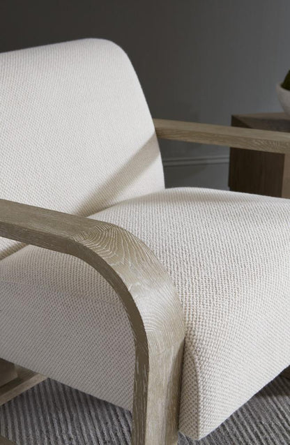 Alder & Tweed - Bracken Upholstered  Accent Chair Cultured Pearl Performance Fabric - AT9068-CRP/WDS veiw 4