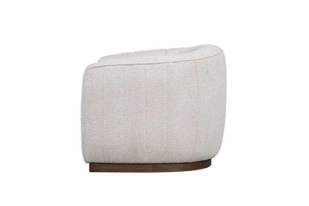 Alder & Tweed - Braidy Upholstered Accent Swivel Chair Flanders Flax Performance Fabric - AT9616-FLF/MMC veiw 4