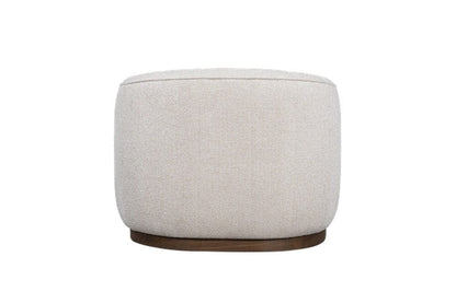 Alder & Tweed - Braidy Upholstered Accent Swivel Chair Flanders Flax Performance Fabric - AT9616-FLF/MMC veiw 5