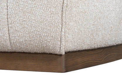 Alder & Tweed - Braidy Upholstered Accent Swivel Chair Flanders Flax Performance Fabric - AT9616-FLF/MMC veiw 7