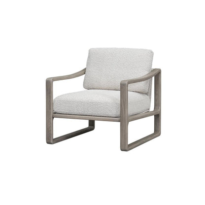 Alder & Tweed - Briggs Upholstered Accent Chair Pillowed Fog Performance Fabric - AT9071-PWF/DDS veiw 1