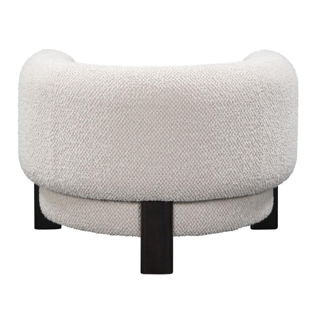 Alder & Tweed - Bristol Upholstered Accent Chair Pale Parchment Performance Fabric - AT9067-PLP/DKC veiw 3