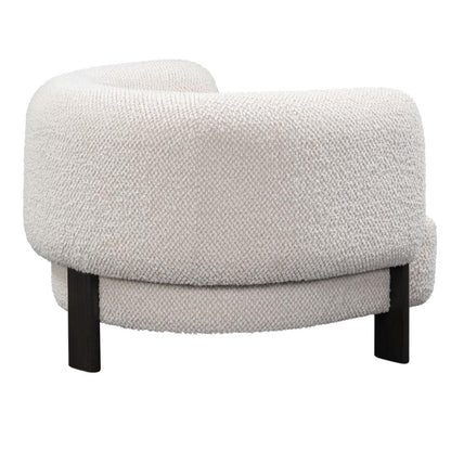 Alder & Tweed - Bristol Upholstered Accent Chair Pale Parchment Performance Fabric - AT9067-PLP/DKC veiw 4