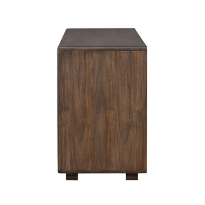 Alder & Tweed - Cameron Acia Wood Veneer Mocha Finish, Finger-Puller Modern  68in Dresser - AT30320-MMC veiw 4