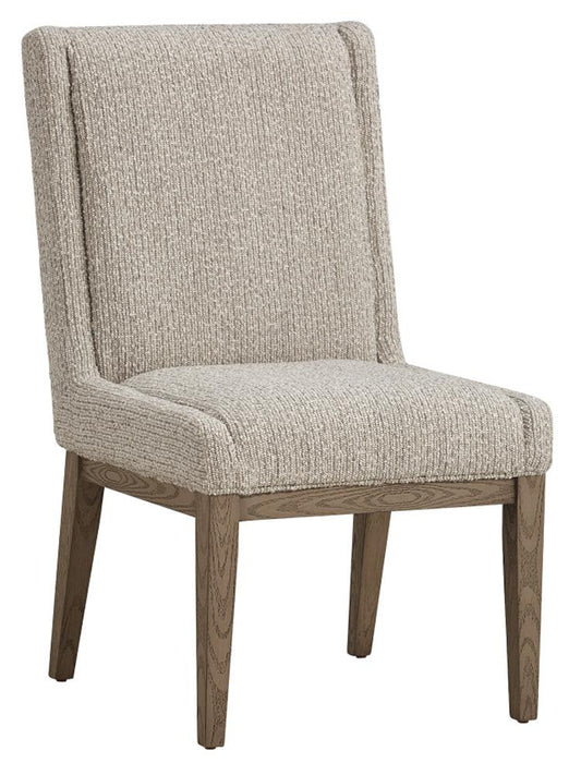Alder & Tweed - Cardston Upholstered Dining Chair Oyster Beige Performance Fabric - (Set of 2) - AT998-ORB/DDS veiw 1