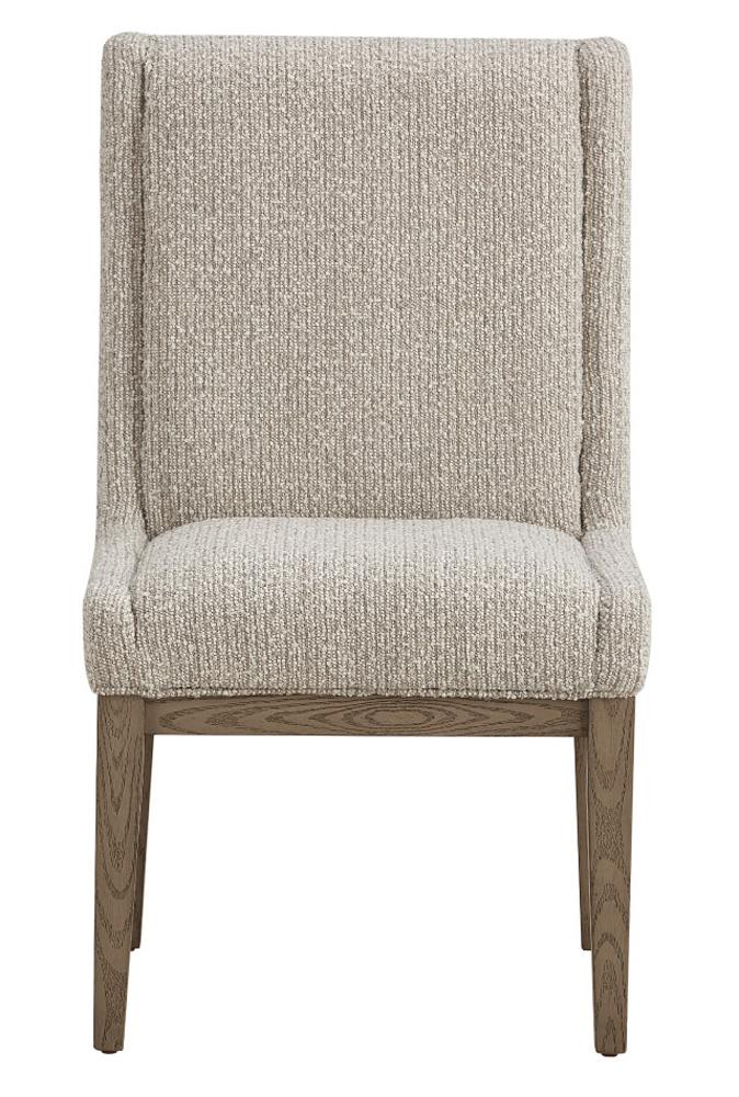 Alder & Tweed - Cardston Upholstered Dining Chair Oyster Beige Performance Fabric - (Set of 2) - AT998-ORB/DDS veiw 2