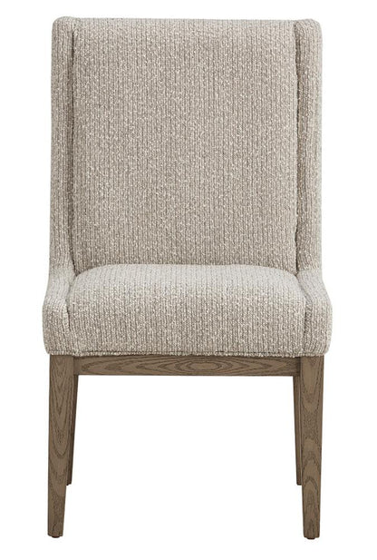 Alder & Tweed - Cardston Upholstered Dining Chair Oyster Beige Performance Fabric - (Set of 2) - AT998-ORB/DDS veiw 2
