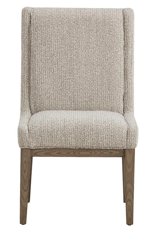 Alder & Tweed - Cardston Upholstered Dining Chair Oyster Beige Performance Fabric - (Set of 2) - AT998-ORB/DDS veiw 2
