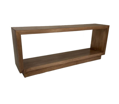 Alder & Tweed - Chicago Solid Mango Wood Rectangular 84in Light Ash Finish Console Table - AT9435-LTA veiw 1