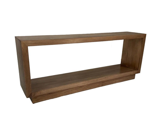 Alder & Tweed - Chicago Solid Mango Wood Rectangular 84in Light Ash Finish Console Table - AT9435-LTA veiw 1