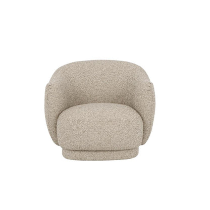 Alder & Tweed - Claire Upholstered Accent Swivel Chair Tawny Taupe Performance Fabric - AT9619-TWT veiw 2