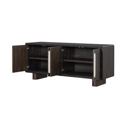 Alder & Tweed - Creighton 74in Sideboard Medium Cinder Wood Finish - AT9122-MCR veiw 3