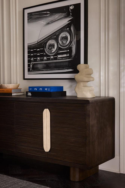 Alder & Tweed - Creighton 74in Sideboard Medium Cinder Wood Finish - AT9122-MCR veiw 5