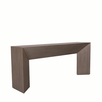 Alder & Tweed - Grady 72in Wood Modern ConsoleTable Dusted Stone - AT9492-DDS veiw 1