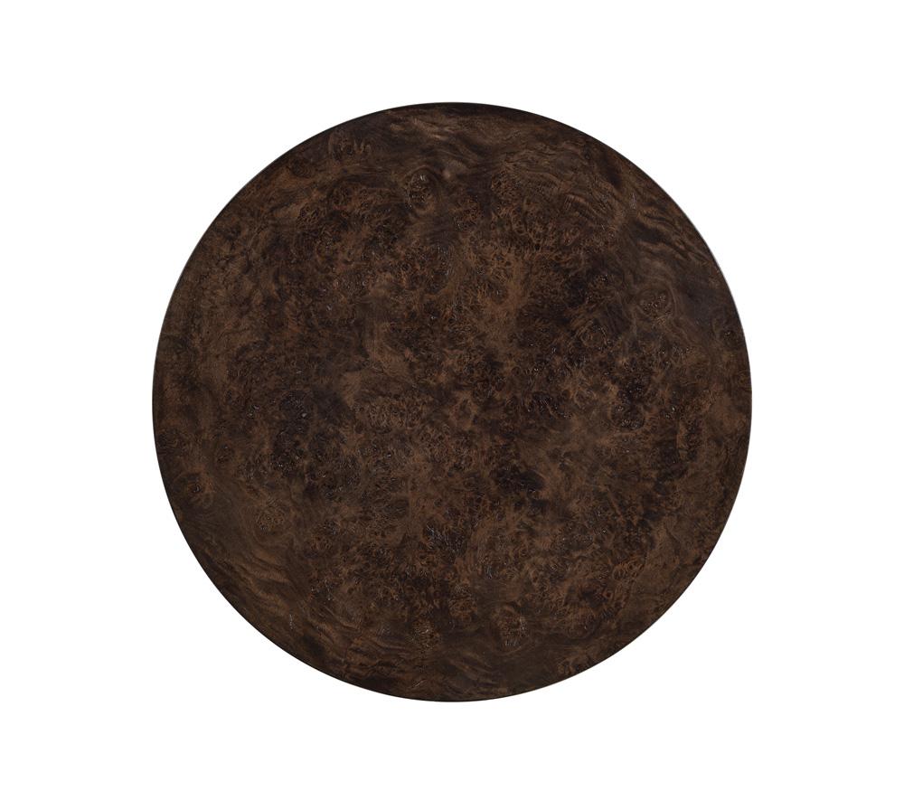 Alder & Tweed - Jax Solid Wood with Poplar Venner 17.5in Chocolate Burl End Table - AT9263-CTB veiw 2