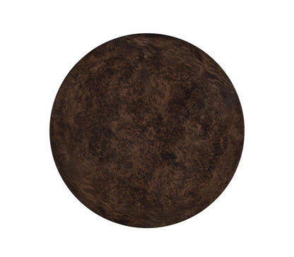Alder & Tweed - Jax Solid Wood with Poplar Venner 17.5in Chocolate Burl End Table - AT9263-CTB veiw 2