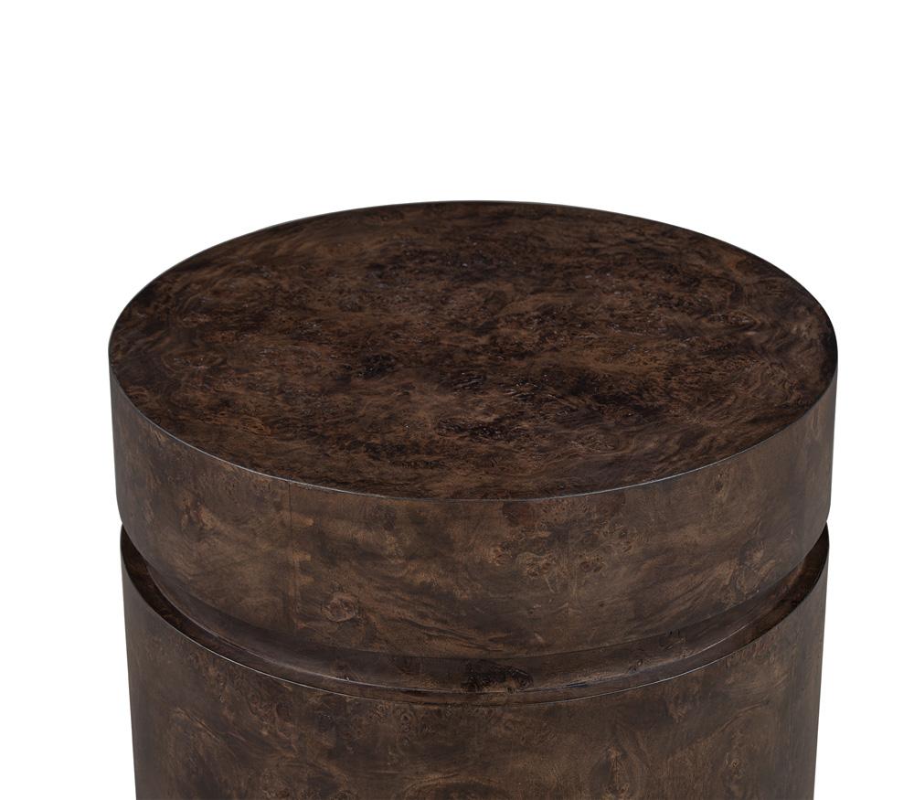 Alder & Tweed - Jax Solid Wood with Poplar Venner 17.5in Chocolate Burl End Table - AT9263-CTB veiw 4