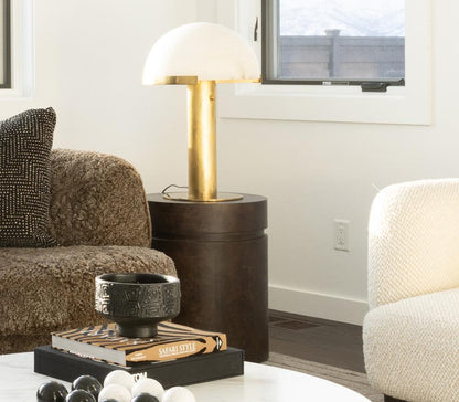 Alder & Tweed - Jax Solid Wood with Poplar Venner 17.5in Chocolate Burl End Table - AT9263-CTB veiw 7