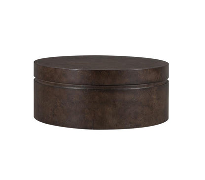 Alder & Tweed - Jax Solid Wood with Poplar Venner 42in Chocolate Burl Coffee Table - AT9363-CTB veiw 1