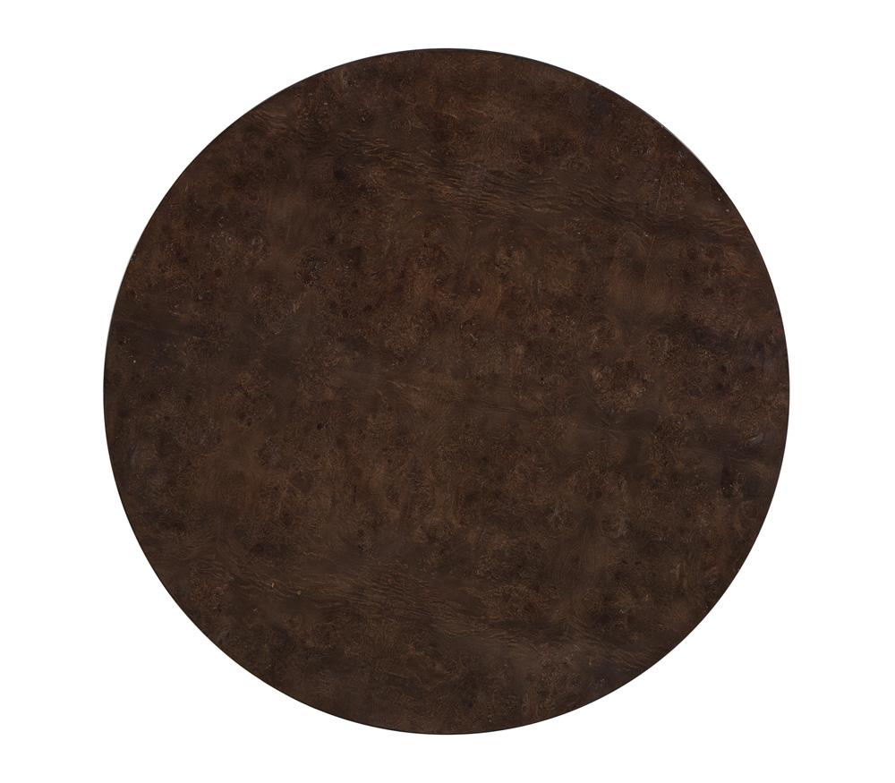 Alder & Tweed - Jax Solid Wood with Poplar Venner 42in Chocolate Burl Coffee Table - AT9363-CTB veiw 2