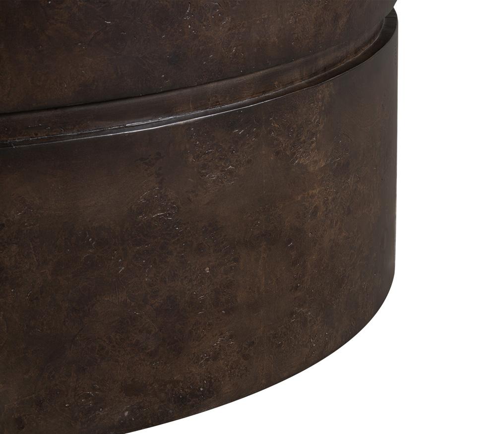 Alder & Tweed - Jax Solid Wood with Poplar Venner 42in Chocolate Burl Coffee Table - AT9363-CTB veiw 3