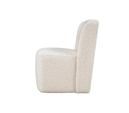 Alder & Tweed - Laurel Upholstered Pale Parchment Fabric Oak Frame Modern Design 25in Dining Chair - (Set of 2) - AT991-PLP veiw 4