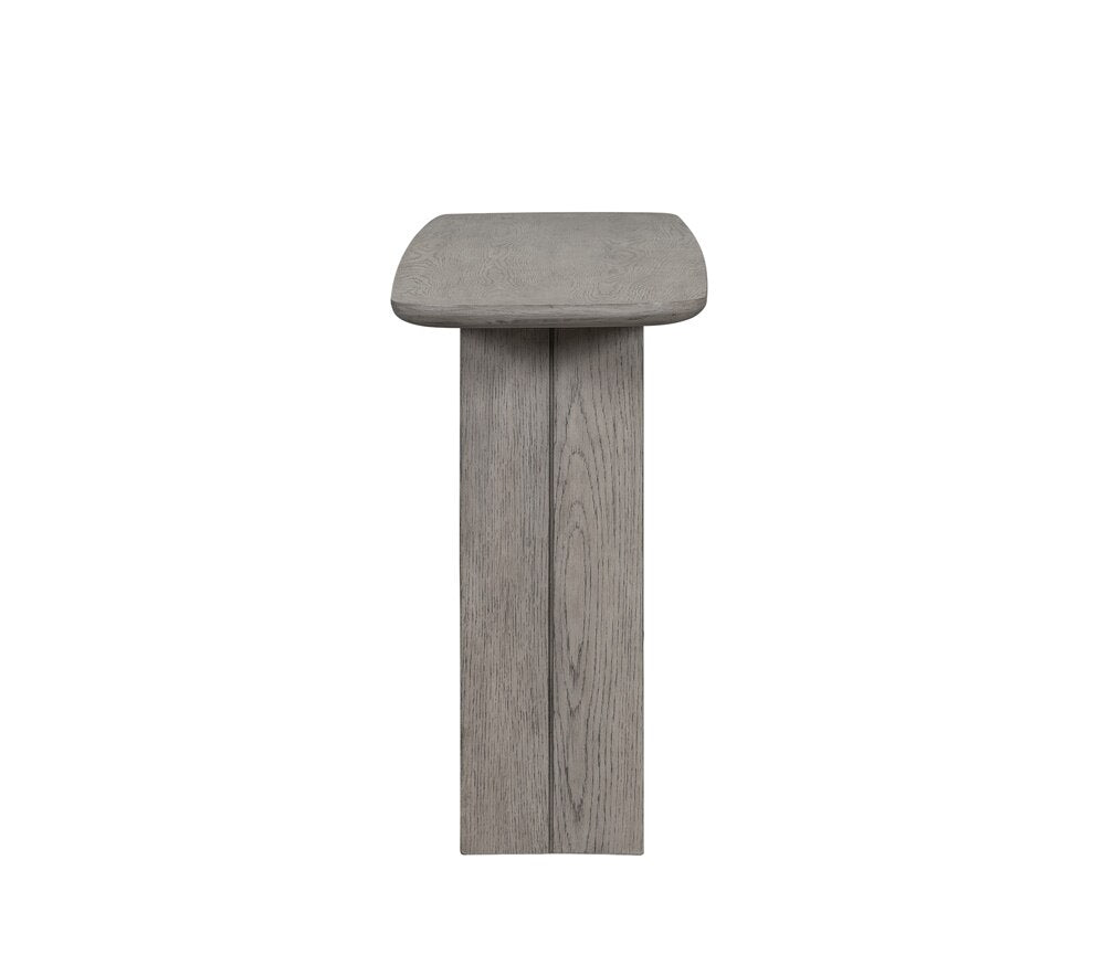 Alder & Tweed - Luka Solid Wood with Oak Veneer Dusted Stone Wood Finish 72in Console Table - AT9497-DDS veiw 3
