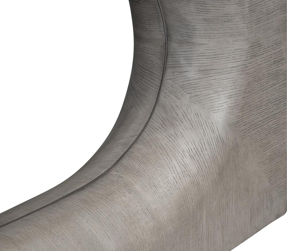 Alder & Tweed - Luka Solid Wood with Oak Veneer Dusted Stone Wood Finish 72in Console Table - AT9497-DDS veiw 5