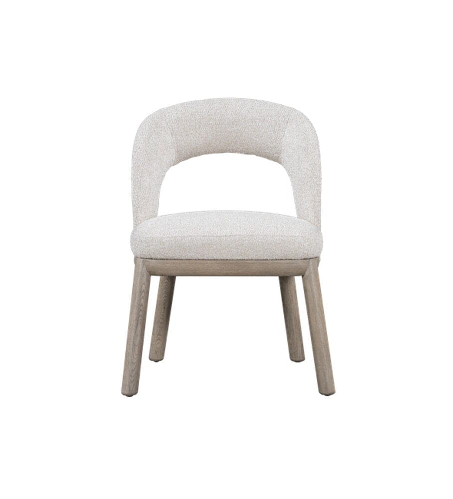 Alder & Tweed - Margot Dining Chair Flanders Flax Performance Fabric - (Set of 2) - AT996-FLF/DDS veiw 3