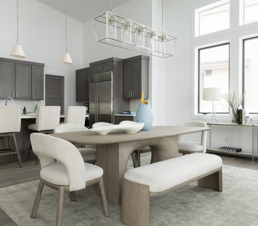 Alder & Tweed - Margot Polyester Upholstered with Solid Oak 60.5in White Bench - AT9809-FLF/DDS veiw 6