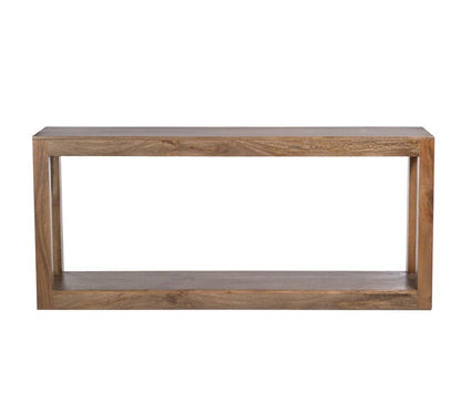 Alder & Tweed - Morgan Solid Mango Brindled Ash Wood Finish 72in Console Table - AT9409-BDA veiw 2