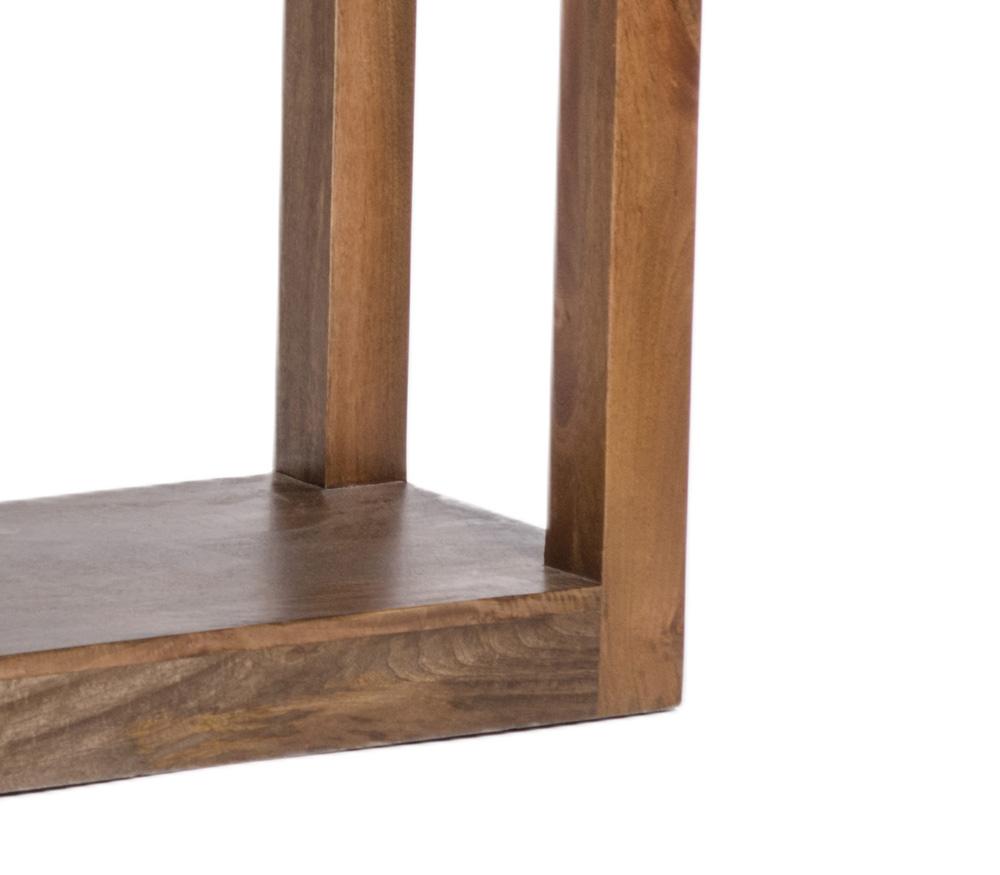 Alder & Tweed - Morgan Solid Mango Brindled Ash Wood Finish 72in Console Table - AT9409-BDA veiw 4