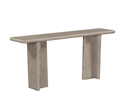 Alder & Tweed - Randall Solid Wood with Oak Veneer Dusted Stone Wood Finish 72in Console Table - AT9495-DDS veiw 1