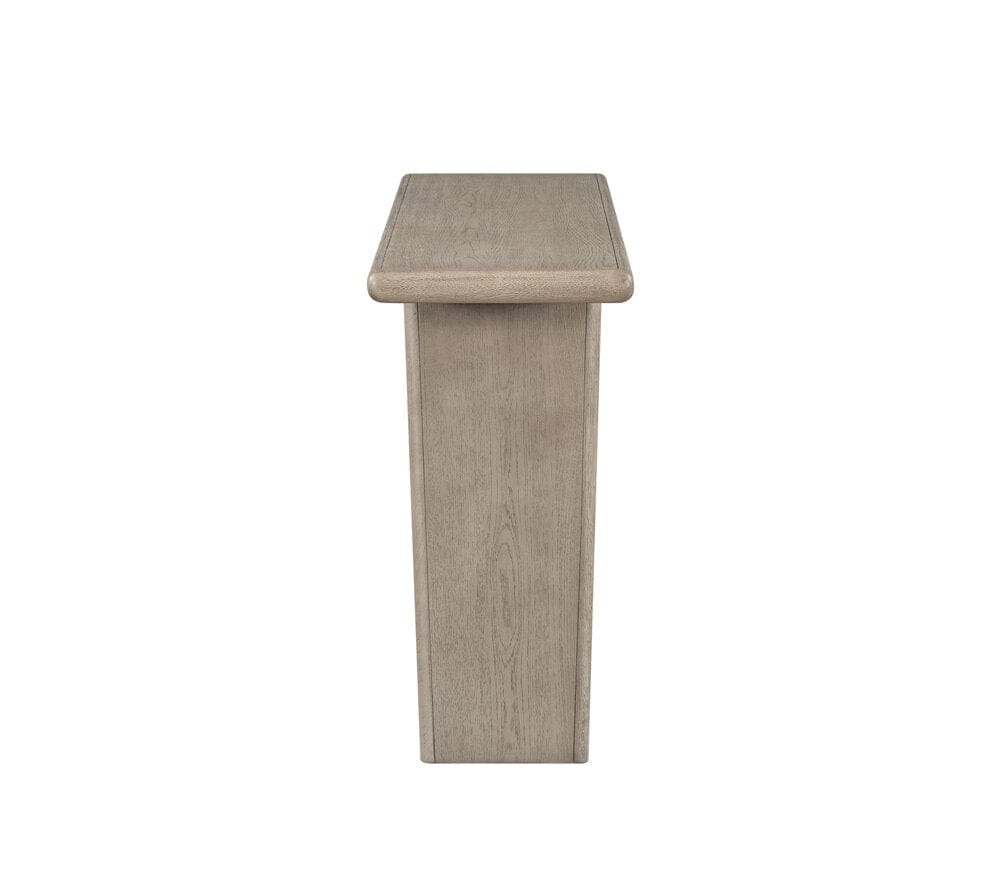 Alder & Tweed - Randall Solid Wood with Oak Veneer Dusted Stone Wood Finish 72in Console Table - AT9495-DDS veiw 3