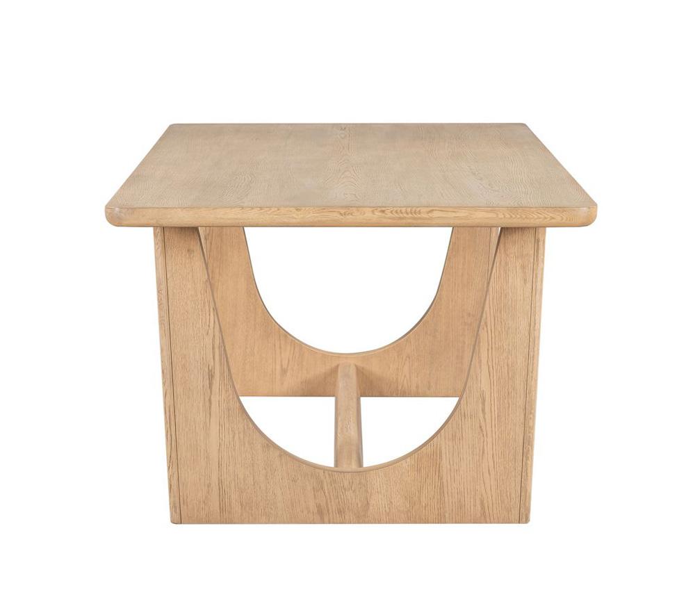 Alder & Tweed - Stratos Solid Wood Raw Oak Finish 96in Dining Table - AT60094-RWO veiw 3