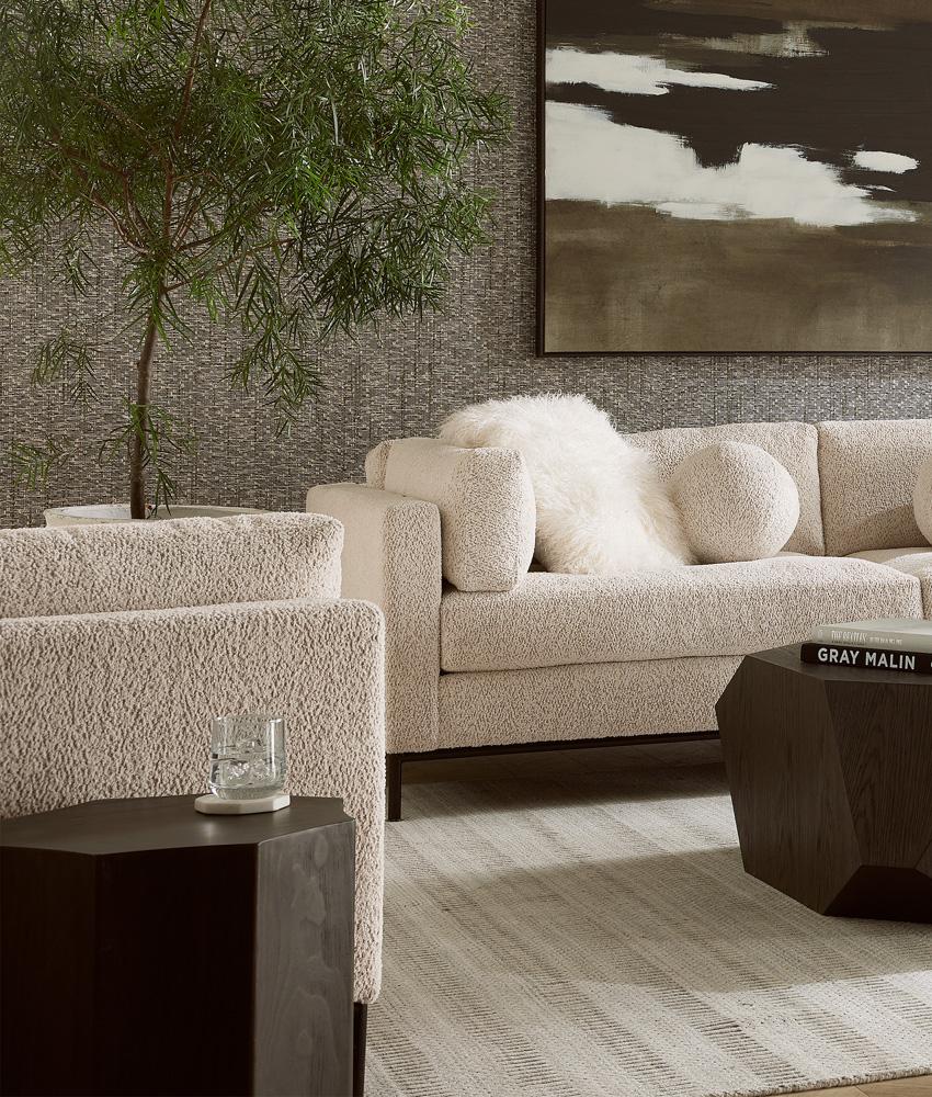 Alder & Tweed - Thayer Solid Wood with Oak Veneer Dark Cinder Finish Modern 18in End Table - AT9265-DKC veiw 7