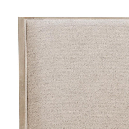 Alder & Tweed - Warner Polyester Upholstered with Solid Poplar Beige Queen Bed - AT40270Q-BBM/WDS veiw 5