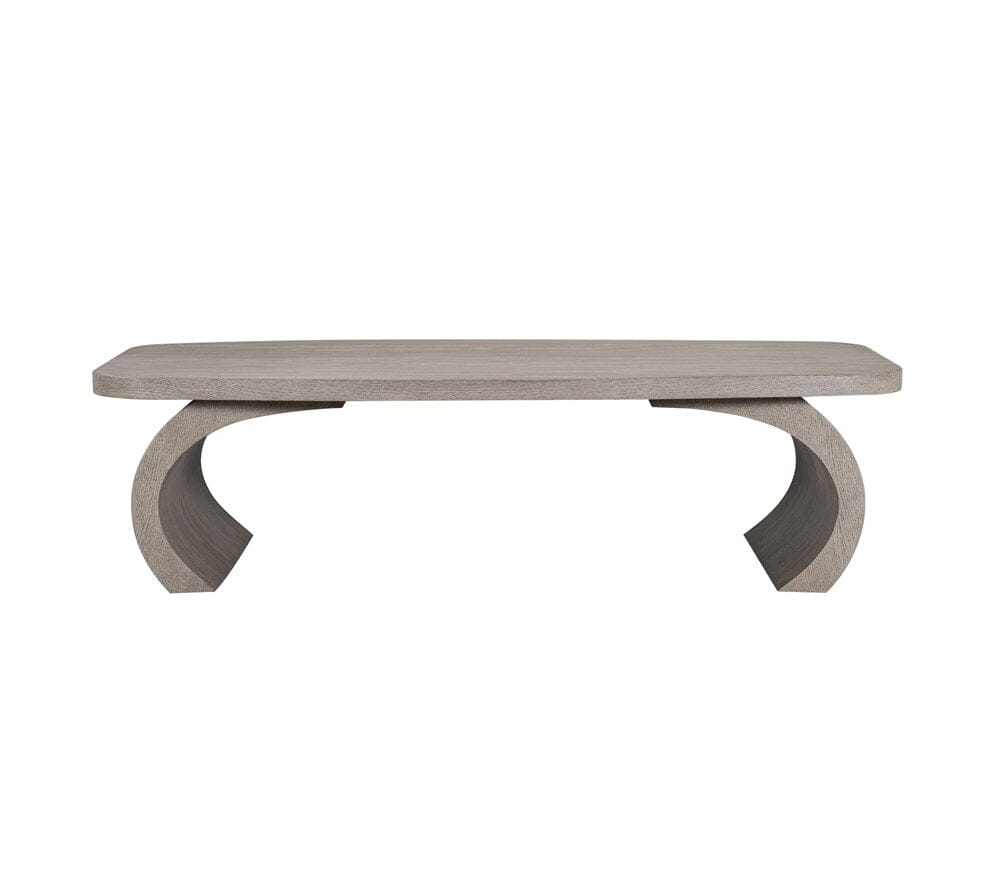 Alder & Tweed - York Solid Oak with Dusted Stone Finish 60in Grey Coffee Table - AT9371-DDS veiw 2