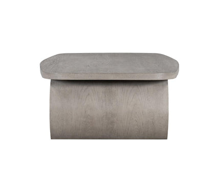 Alder & Tweed - York Solid Oak with Dusted Stone Finish 60in Grey Coffee Table - AT9371-DDS veiw 3