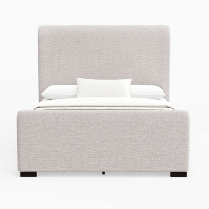 Alpine Furniture - Adele Upholstered Full Platform Bed, Beige - 8322F veiw 3