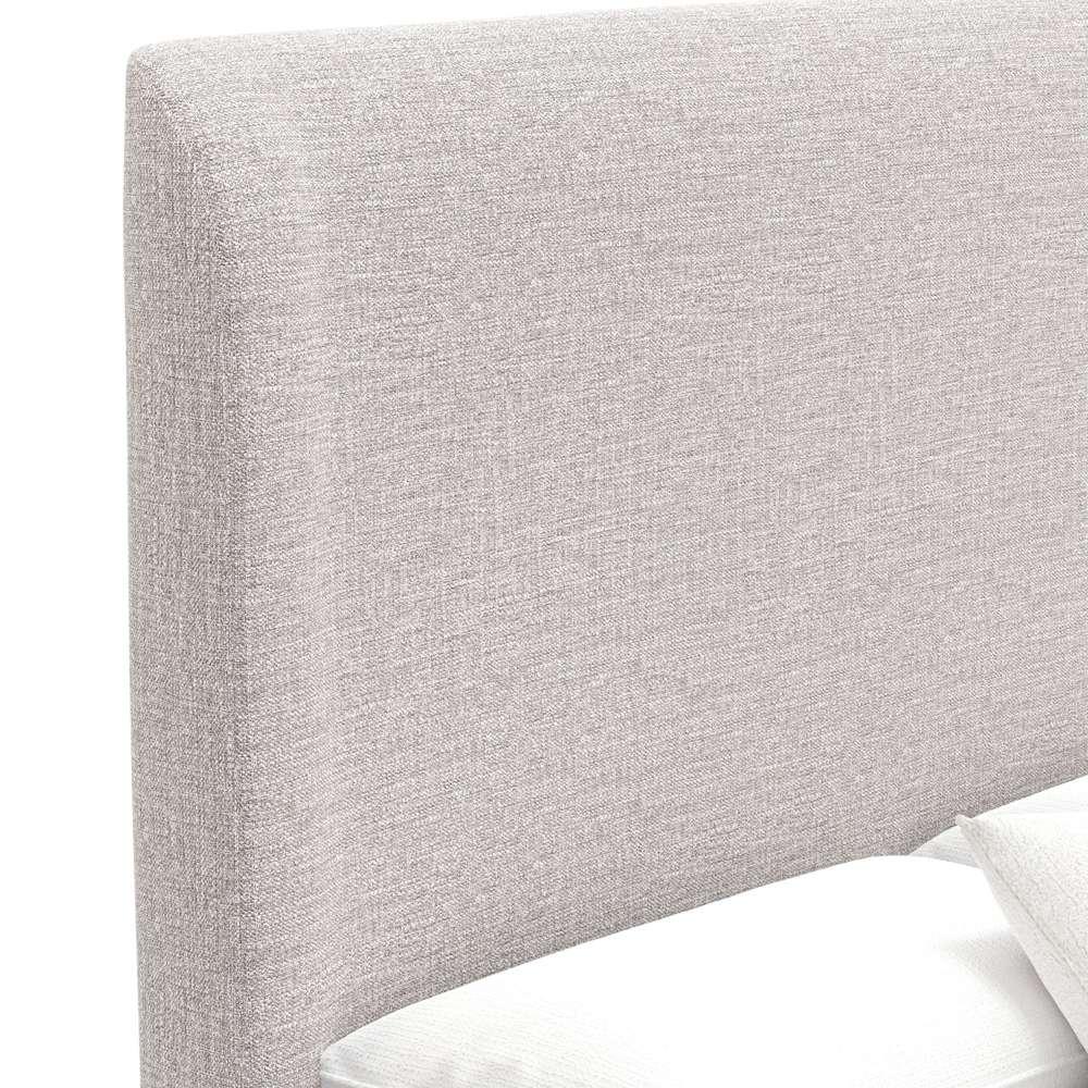 Alpine Furniture - Adele Upholstered Standard King Platform Bed, Beige - 8322EK veiw 8