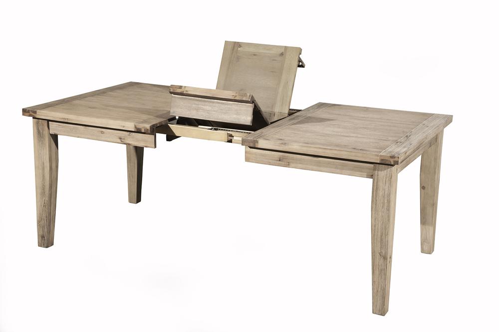Alpine Furniture - Aspen Extension Dining Table with Butterfly Leaf - 8812-01 veiw 2