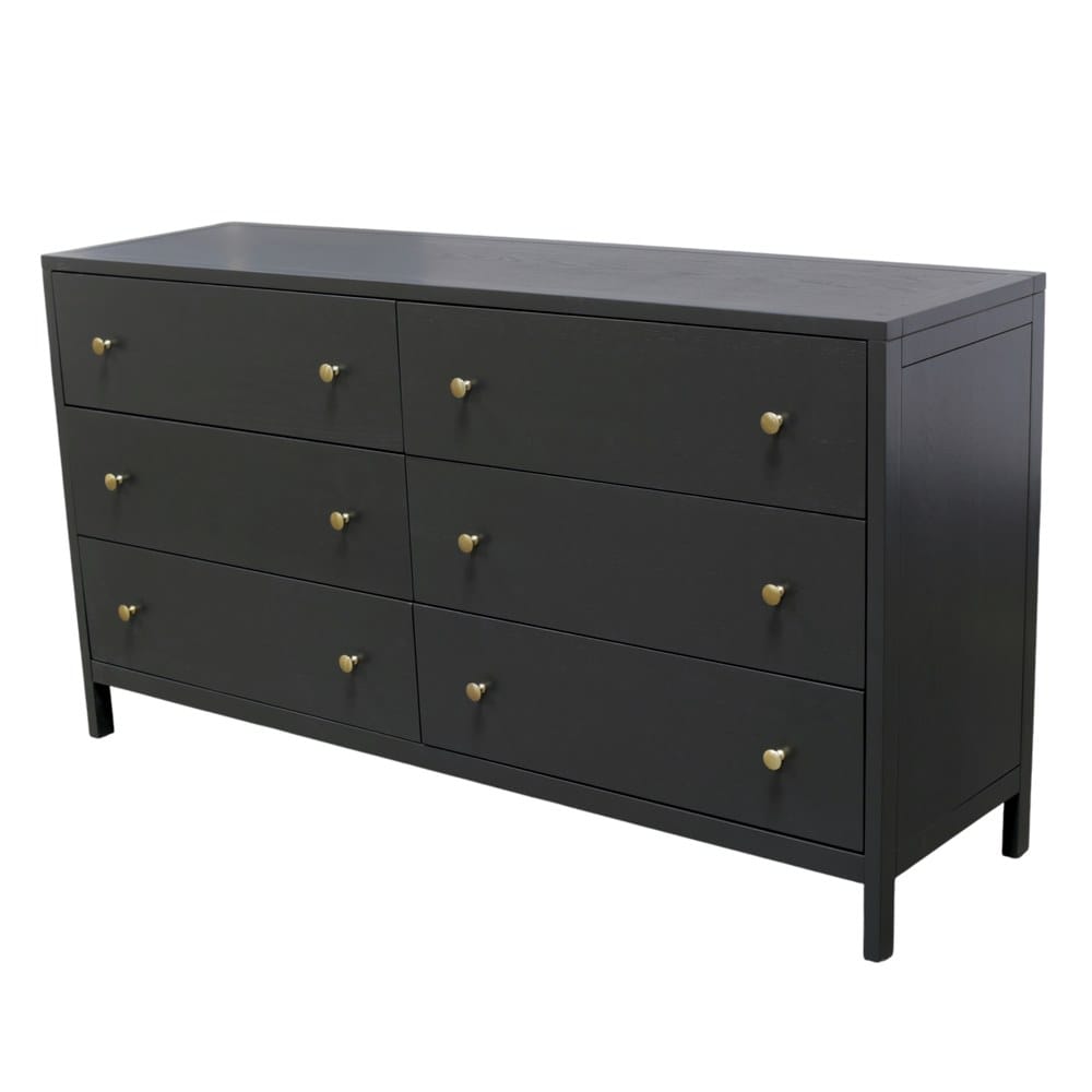 Alpine Furniture - Avery Dresser, Black - 2478BLK-03 view 1