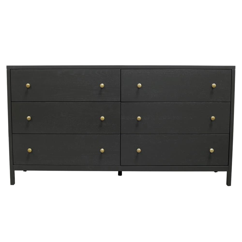 Alpine Furniture - Avery Dresser, Black - 2478BLK-03 view 2